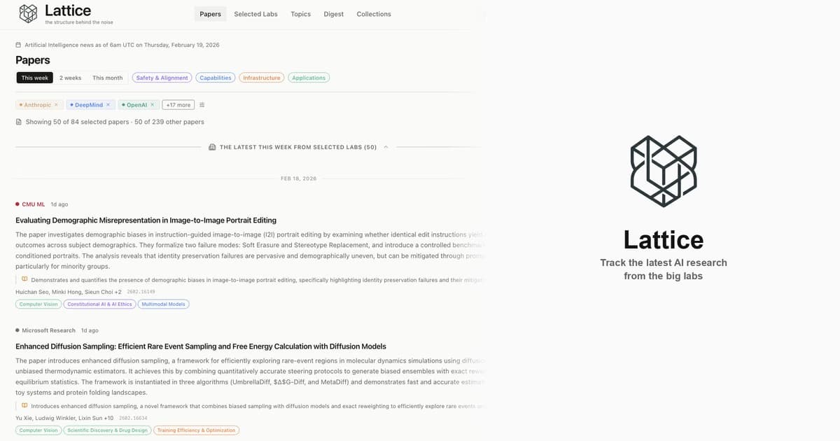 Lattice AI Research preview
